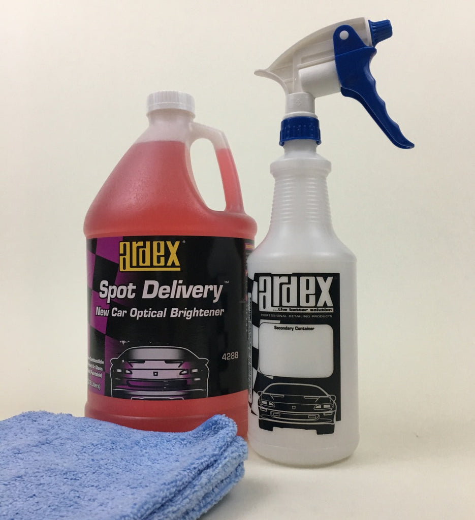 spray wax spot delivery ardex detailing