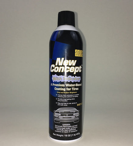 Ardex New Concept 16 oz Aerosol - Tire Shine, Plastic, Vinyl and Rubber Dressing