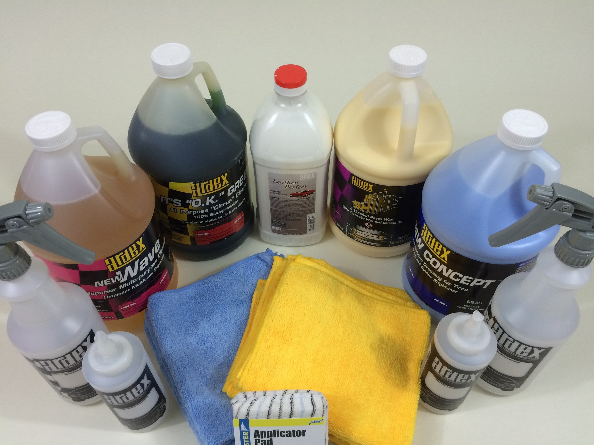 Car Detailing Pro Kit - with Leather Cleaner Conditioner - Ardex