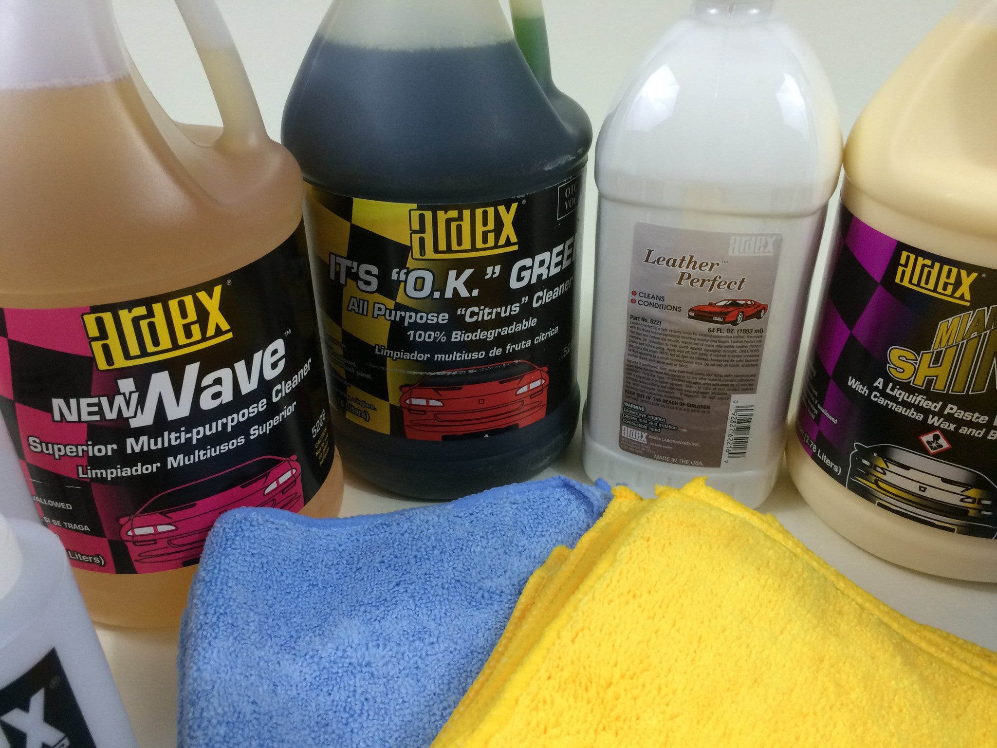 Car Detailing Kit 16 oz - with Leather Cleaner Conditioner - Ardex