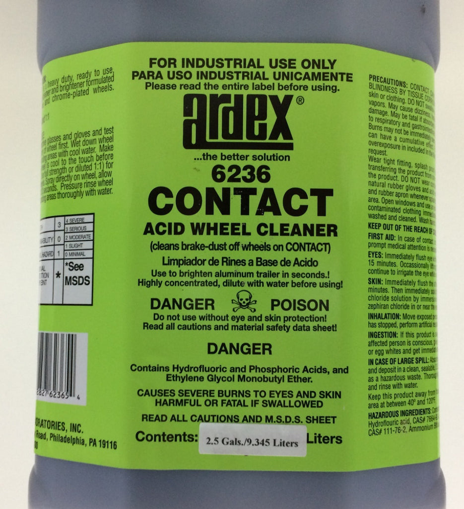 Ardex Contact - Acid Wheel and Aluminum  Cleaner 6236