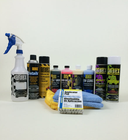 Car Detailing Kit 16 oz - with Fabric, Velour, Carpet Cleaner & Spot Remover