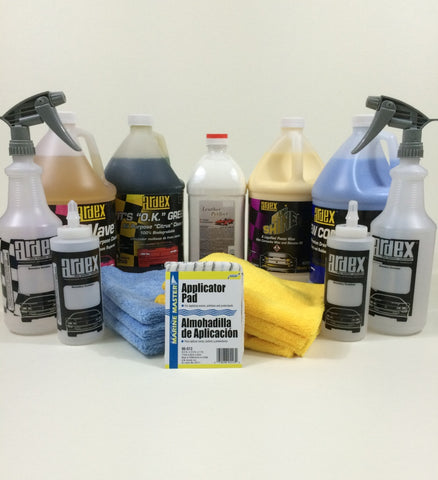 Car Detailing Pro Kit - with Leather Cleaner Conditioner - Ardex Auto Detailing