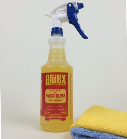 Ardex Hydro Gloss 32 oz - Car Detailing, Protective, One Step Clean and Shine, Wet or Dry
