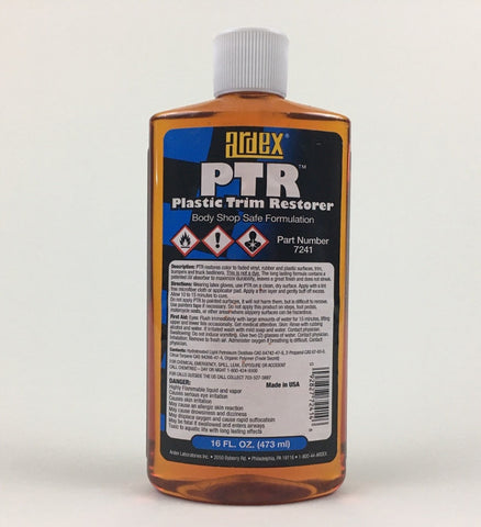 Plastic Trim Restorer, Ardex PTR, Body Shop Safe Formulation